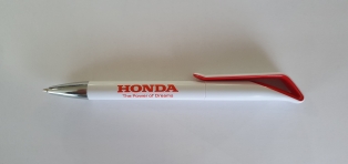 Honda logós toll, piros-fehér