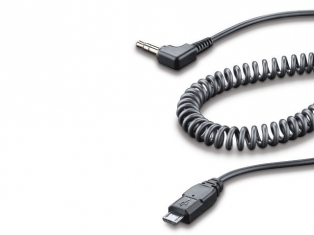 Interphone INTERPHOAUXCABLE Micro USB – 3.5mm jack adapter kábel