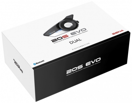 SENA 20S EVO DUPLA SZETT Bluetooth 4.1-es HD hangminőségű kommunikációs szett 20S-EVO-11D