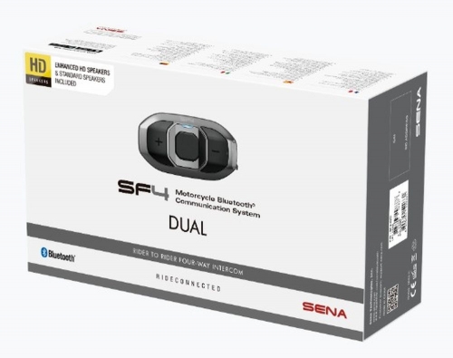 Sena SF4 DUPLA CSOMAG Bluetooth kapcsolat 4-résztvevős csoportos kommunikációval SF4-02D