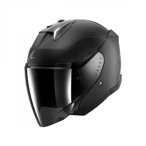 Skwal i3 Jet Dark Shadow Edition SHARK SKWAL I3 JET DARK SHADOW MAT BUKÓSISAK BEÉPÍTETT FÉKLÁMPÁVAL +PLEXIVEL, MATT FEKETE