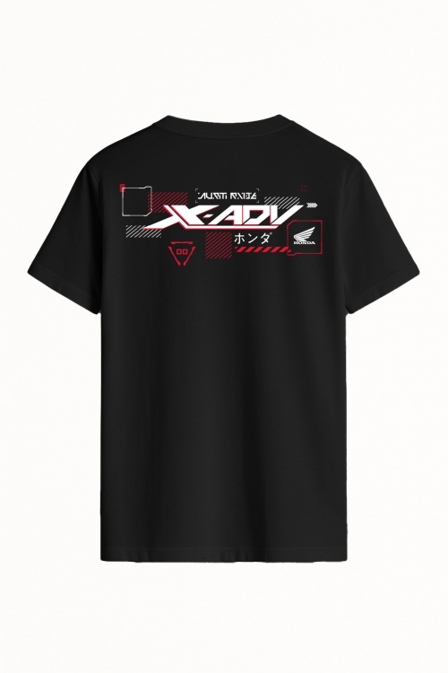 X-ADV Póló Fekete 08AUD-TEE-011A